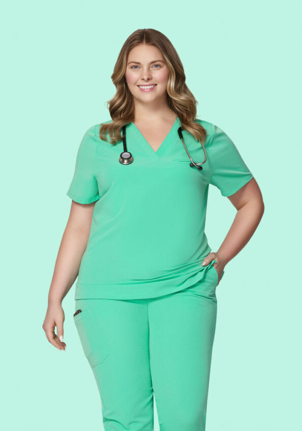 Scrub_One_Pocket_Pants_A_HW_Joggers_AR_Seaglass_Full-Body-Front-Untucked_008_700x