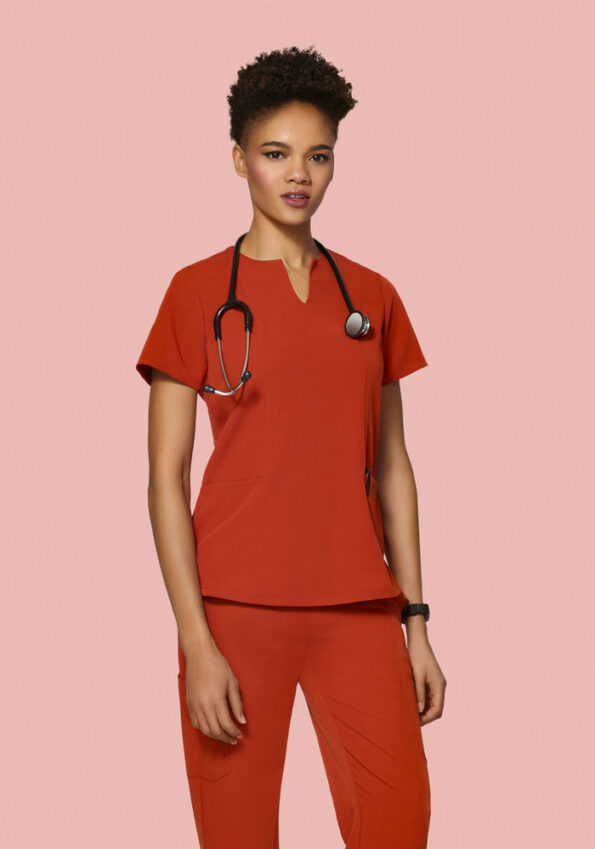 Scrubs_Cargo_Pants_A_Notchneck_AB_Rust_Full-Body-tucked-out_1384_700x
