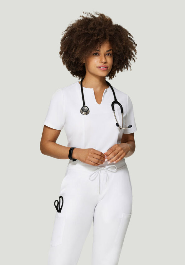 Scrubs_Cargo_Pants_A_SS_WHITE_TOP3_Full-Body-Front-Tucked-In_908_2021_700x