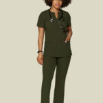 Scrubs_Cargo_Pants_A_SS_OLIVE_TOP3_Full-Body-Front-Tucked-Out_1216_2021_700x