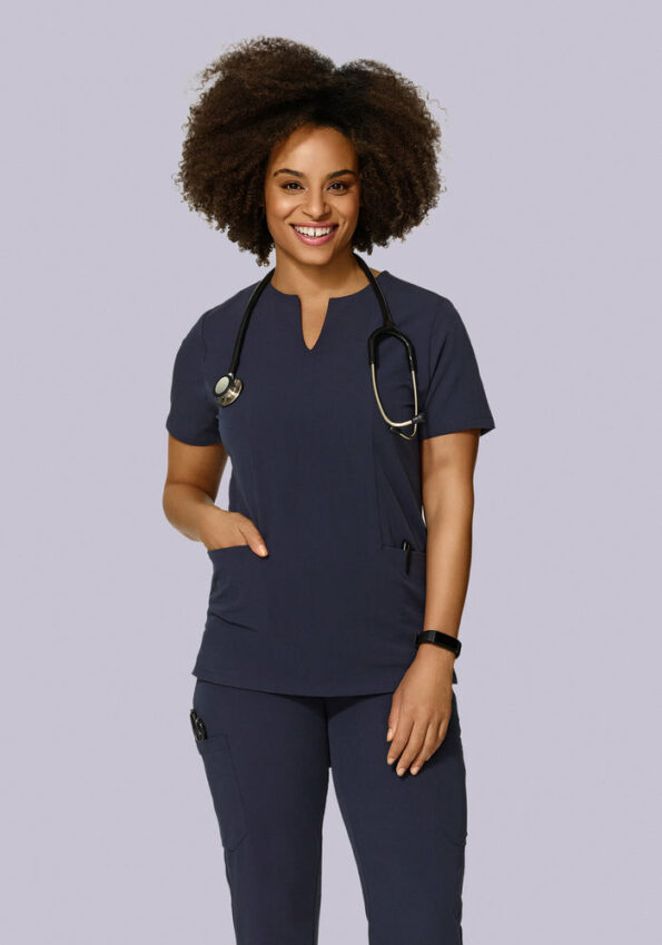 Scrubs_HW_Joggers_Pants_A_Notch_Neck_ST_Steel_Full-Body-Front-Tucked-Out_2396_700x