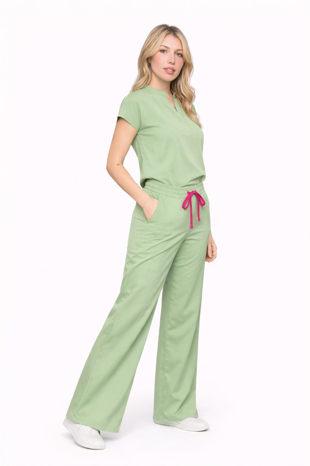 Conjunto invicta basta ancha color verde aceituna